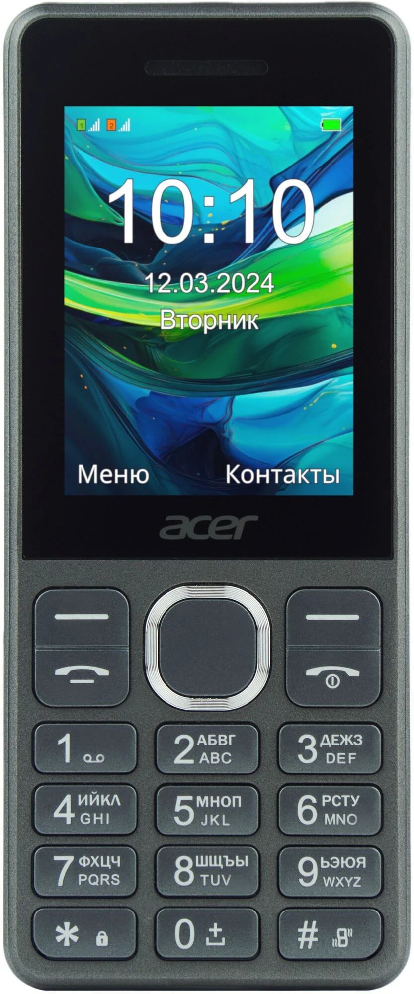 Сотовый телефон Acer Disco DS24, Dark Grey - цена в авторизованном ...